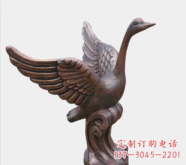 无锡天鹅锻铜雕塑