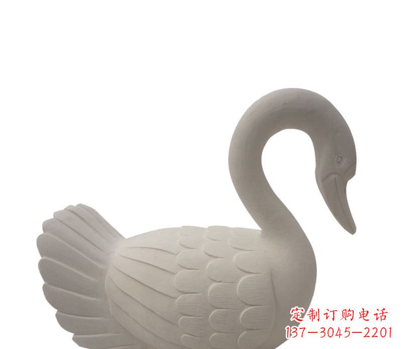 无锡天鹅俯身广场景观石雕