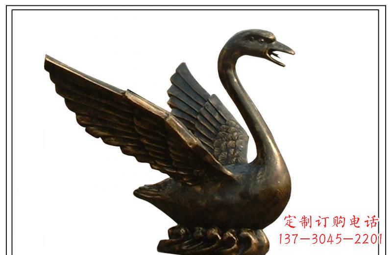 无锡天鹅喷泉铜雕