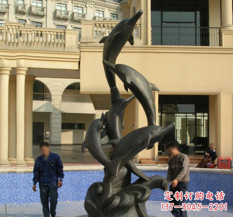 无锡跳跃海豚雕塑