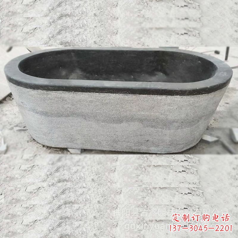 无锡庭院养鱼石雕水槽
