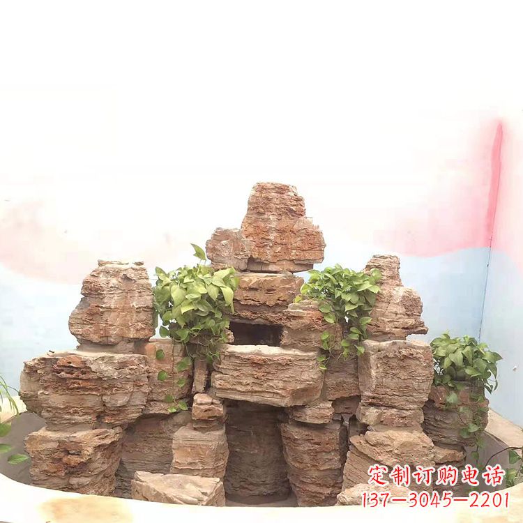 无锡庭院园林假山鱼池