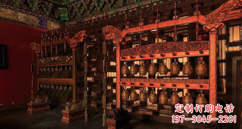 无锡铜编钟古代乐器铜雕