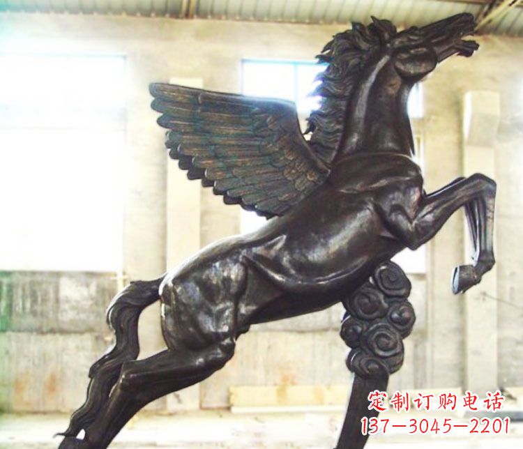 无锡铜雕奔跑飞马雕塑