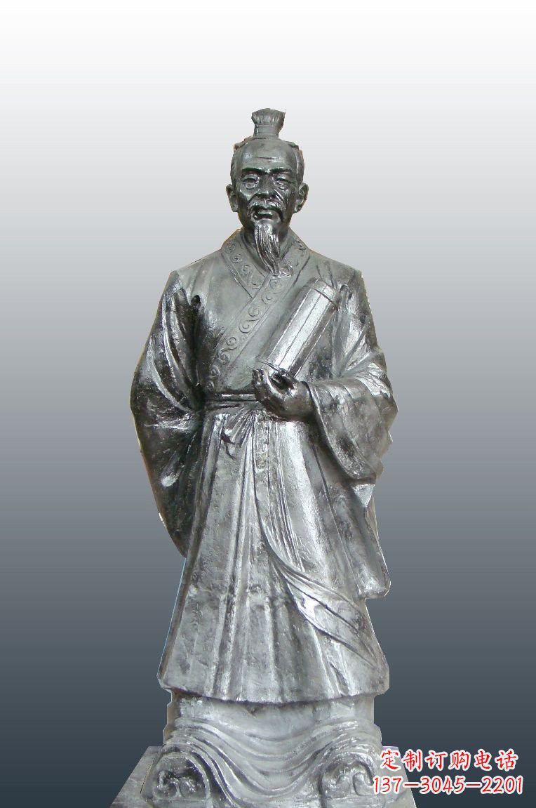 无锡铜雕扁鹊古代名医雕塑
