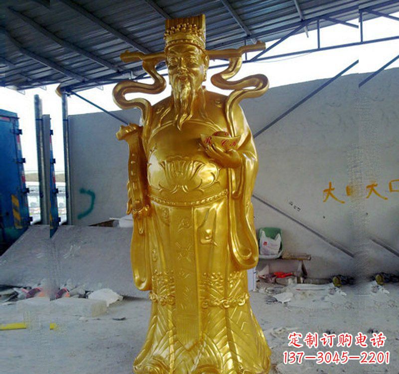 无锡铜雕财神雕像