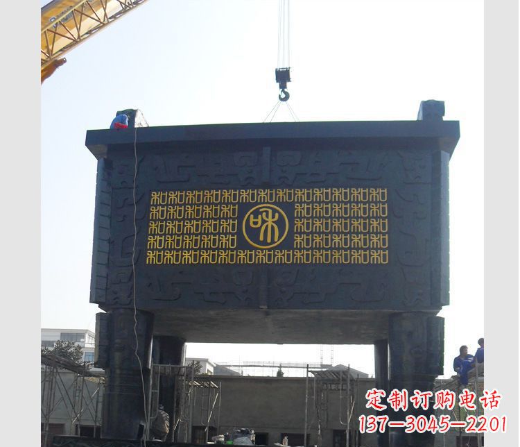 无锡铜雕大型鼎盛香炉