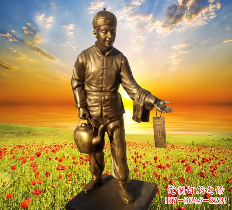 无锡铜雕店小二
