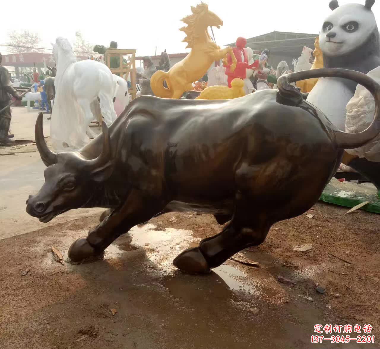 无锡铜雕动物牛