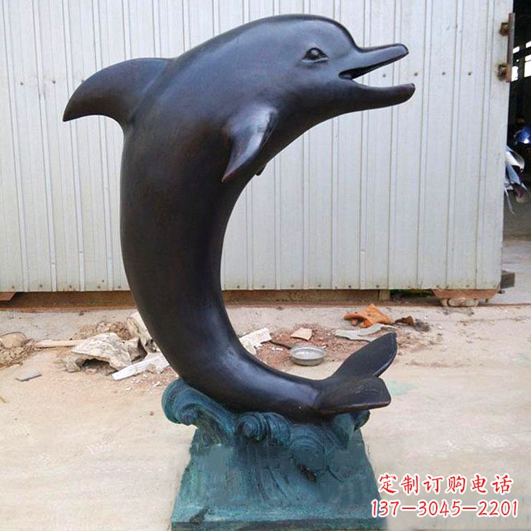 无锡铜雕海豚雕塑