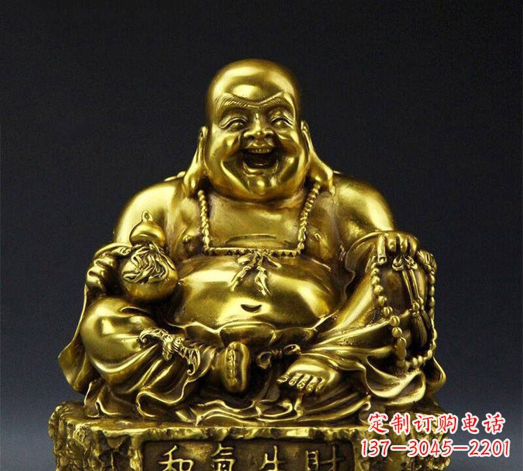 无锡铜雕和气生财弥勒佛