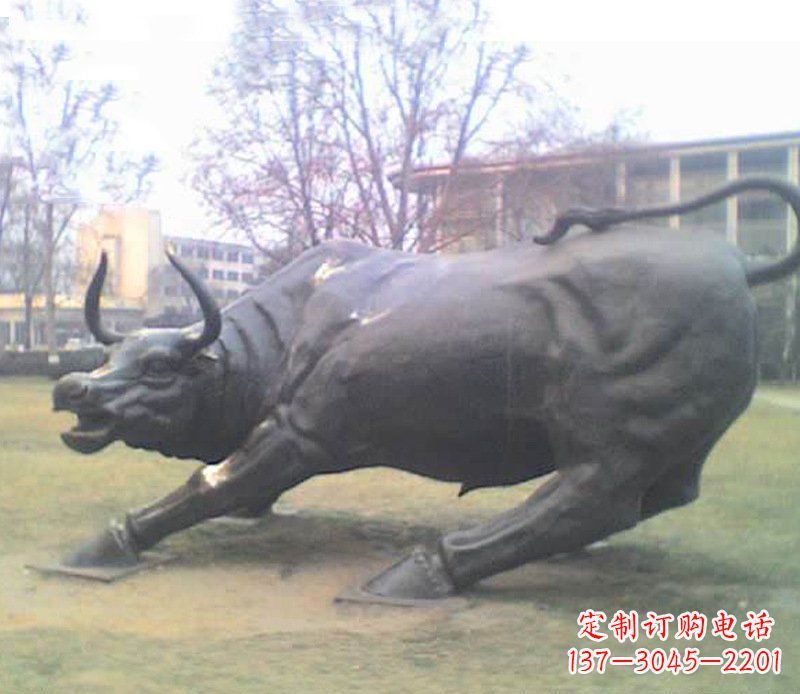 无锡铜雕牛广场动物景观摆件 (2)
