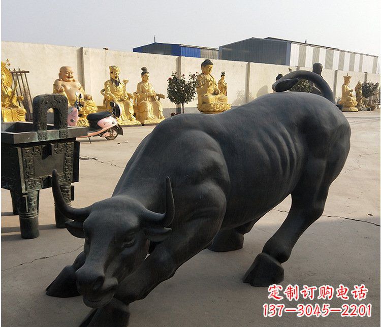 无锡铜雕牛广场动物景观摆件 (6)