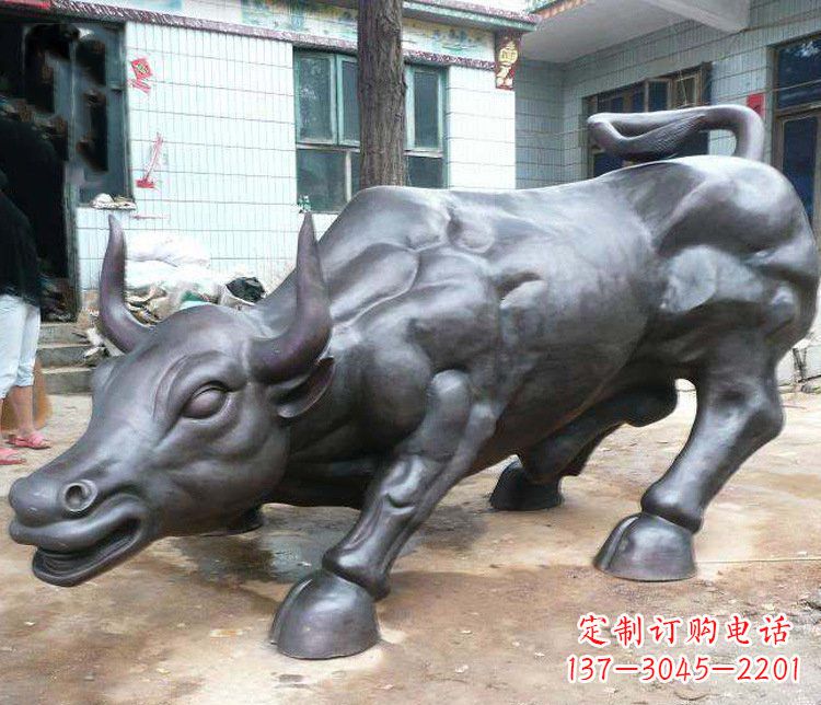 无锡铜雕牛广场动物景观摆件 (3)