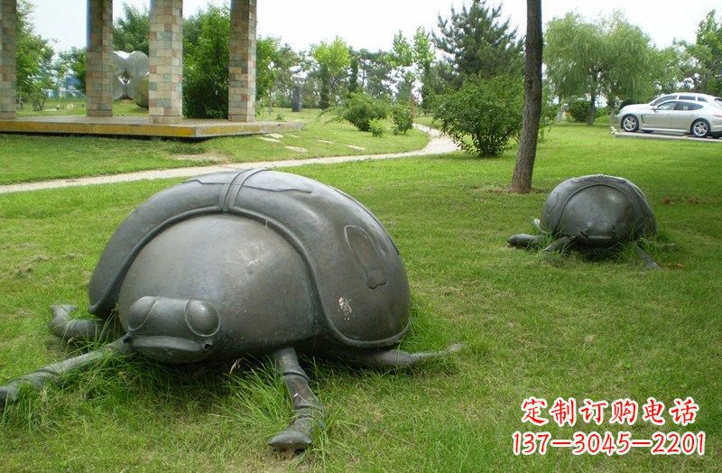 无锡铜雕七星瓢虫公园动物雕塑