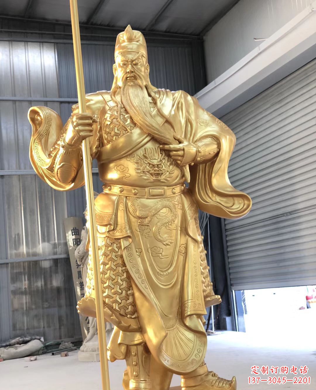 无锡铜雕武财神雕塑