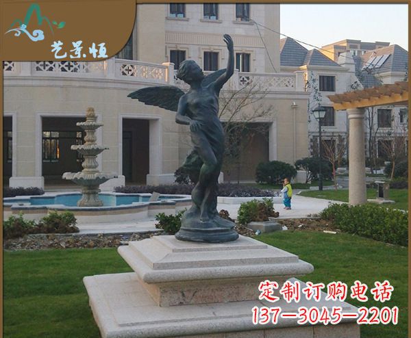 无锡铜雕西方天使人物雕塑1