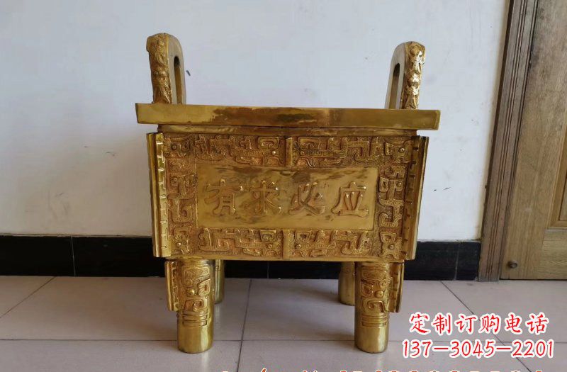 无锡铜雕香炉雕塑