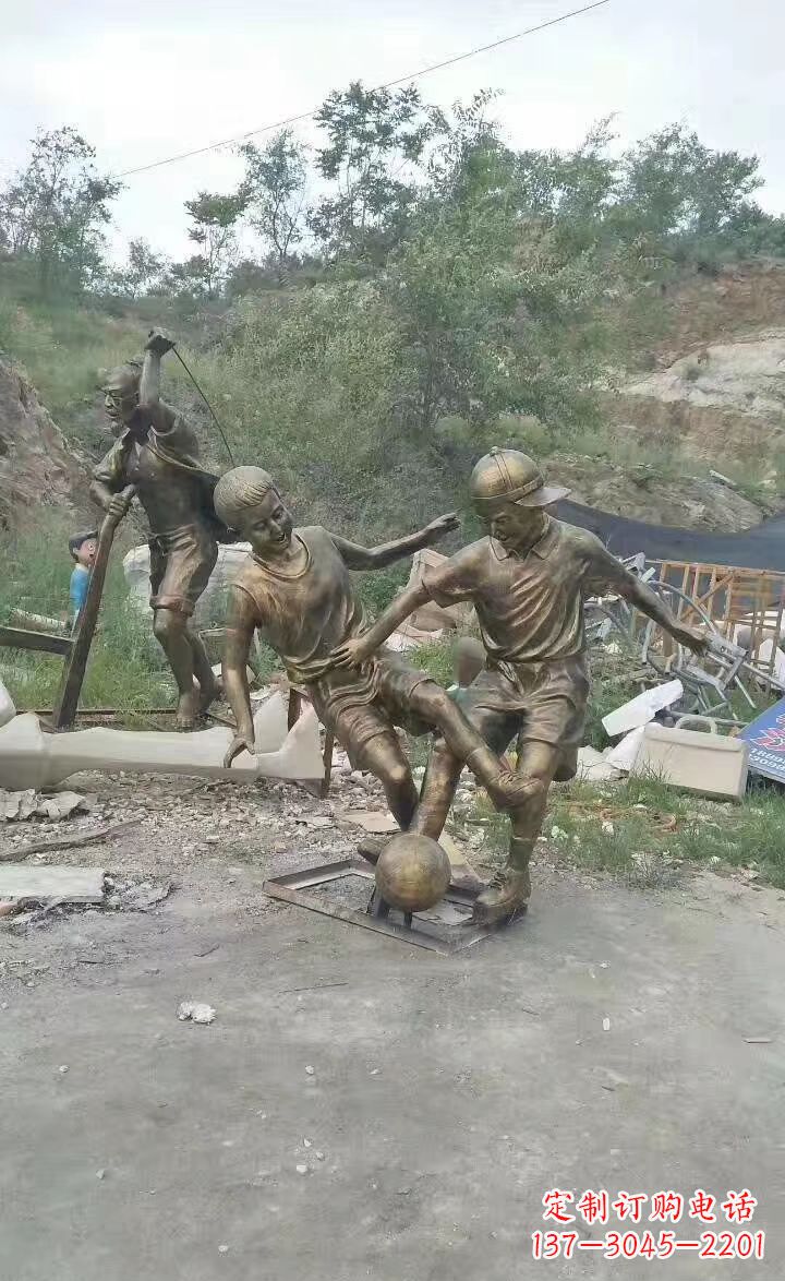 无锡铜雕小孩童趣人物雕塑