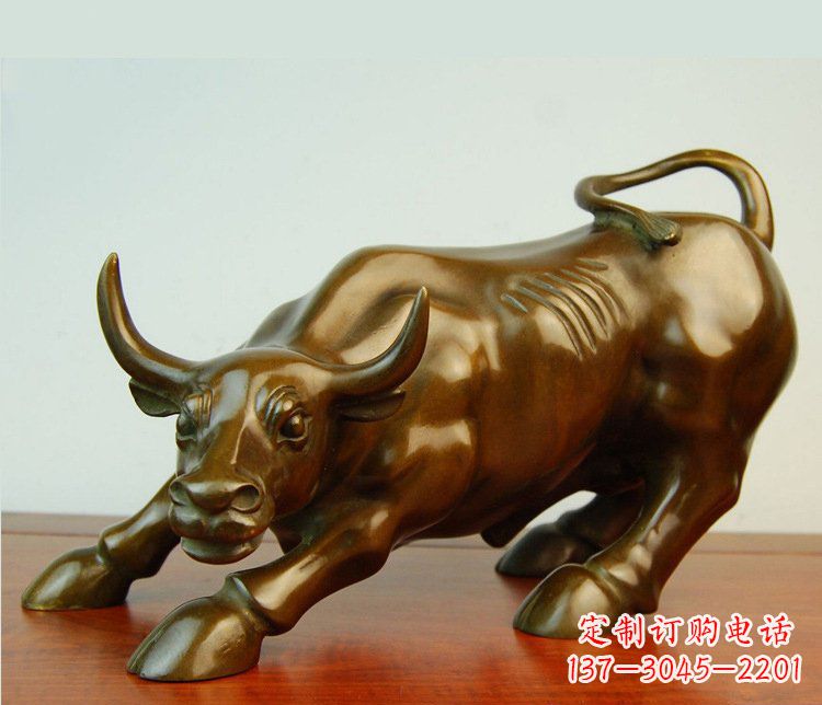 无锡铜雕小区动物牛摆件