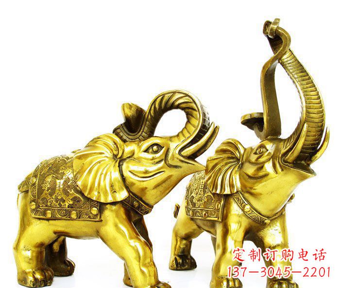 无锡铜雕小象公园动物雕塑
