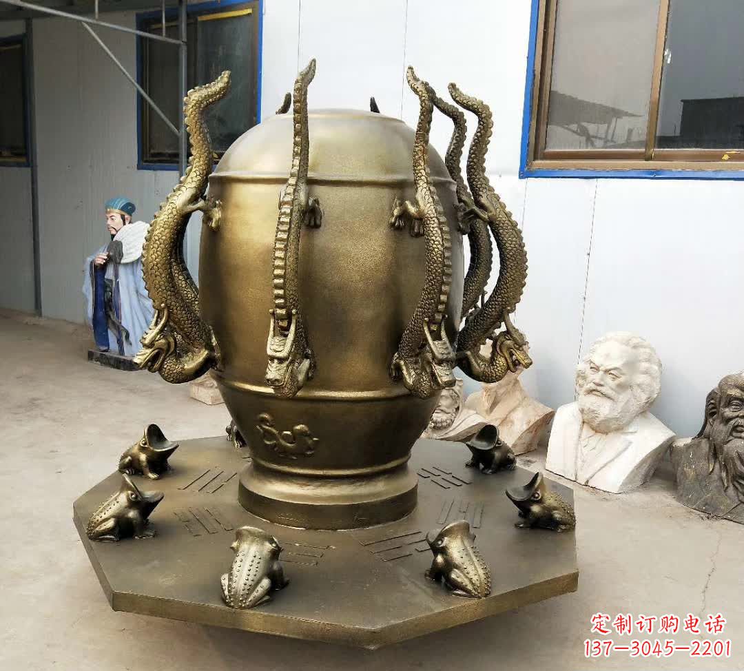无锡铜雕校园景观地动仪