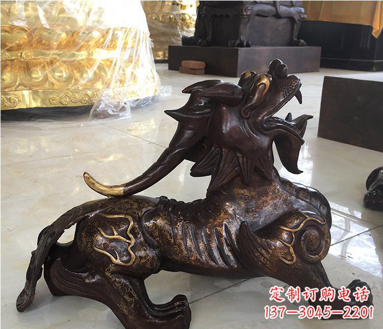 无锡铜雕招财辟邪貔貅雕塑摆件