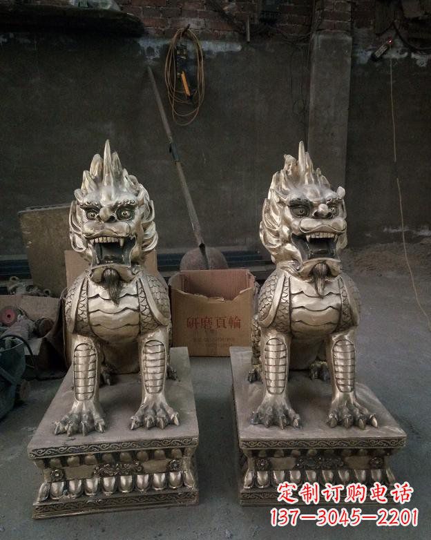 无锡铜雕镇宅麒麟