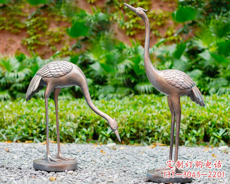 无锡推荐仿真仙鹤动物雕塑