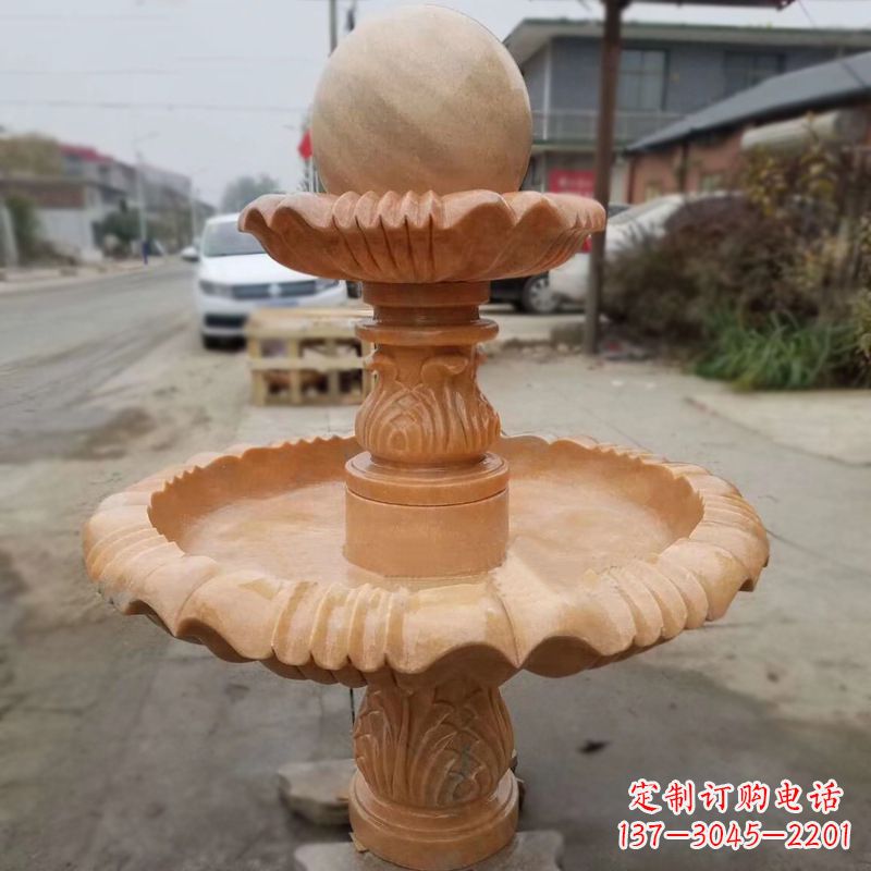 无锡晚霞红风水球