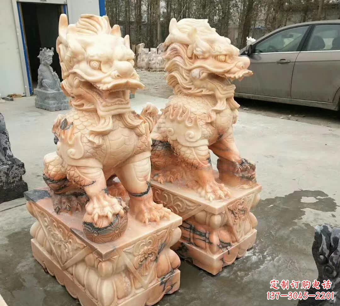 无锡晚霞红酒店麒麟门墩
