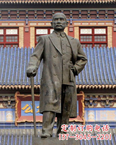 无锡伟人孙中山先生铜雕像