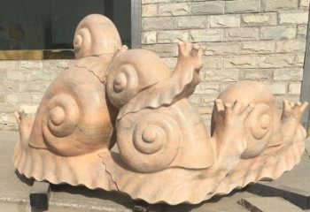 无锡爬行蜗牛石雕—创造独特精美雕塑