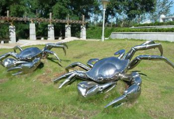 无锡精美不锈钢螃蟹雕塑