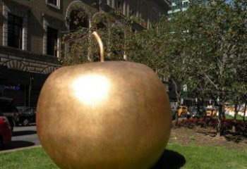 无锡苹果城市景观铜雕