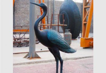 无锡青铜仙鹤雕塑：展现古典和谐之美