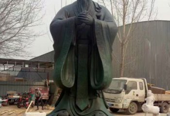 无锡青铜孔子雕塑，传承中华优秀文化