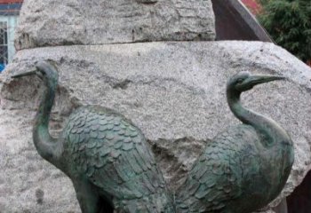 无锡青铜仙鹤公园动物雕塑--令人叹为观止的完美艺术品
