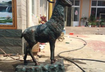 无锡艺术与自然的结合——青铜羊公园动物雕塑