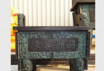 无锡青铜香炉雕塑，传承中国文化