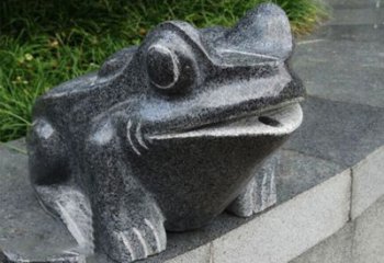 无锡活力四射的青蛙喷水雕塑