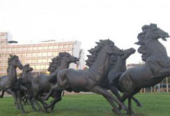 无锡群马公园动物铜雕，让艺术描绘你的故事