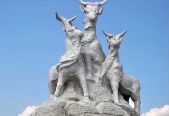 无锡多彩山羊雕塑精美制作