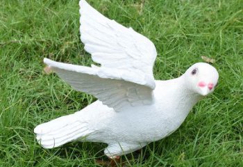 无锡象征和平的少女和平鸽雕塑