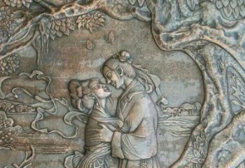 无锡铜浮雕：神话中的爱情故事——牛郎织女