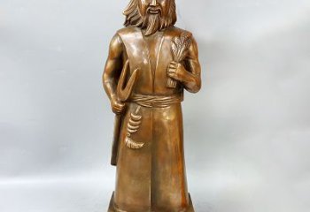 无锡尊贵的神农大帝铜雕塑