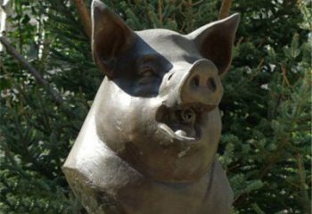 无锡十二生肖猪首铜雕，让你敬佩万年历史的艺术精髓