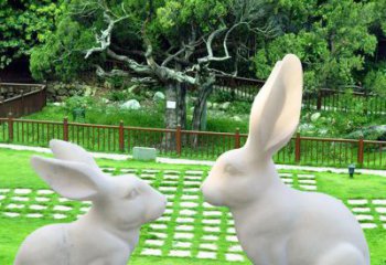 无锡中领雕塑定制独特的兔子雕塑