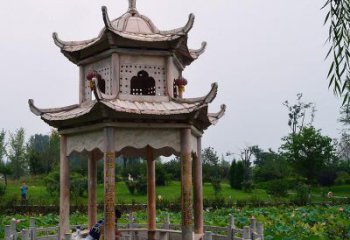 无锡装点你的空间，让石雕凉亭景观雕塑点缀你的美