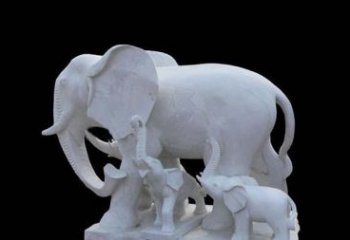 无锡中领雕塑：定制真实写实的大象雕塑